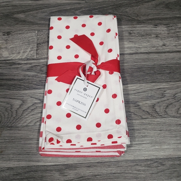 Sugar Paper Target Napkins 4 Count - Picture 1 of 1